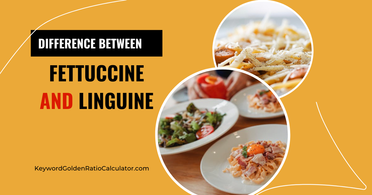 difference between fettuccine and linguine