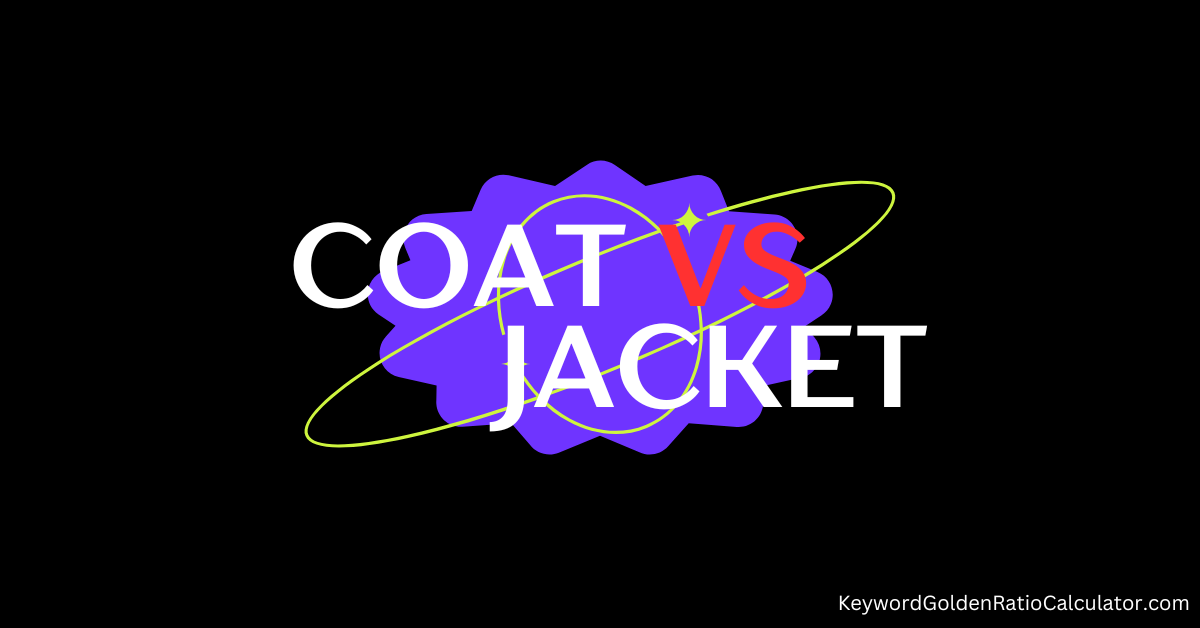 what is the difference between coat and jacket