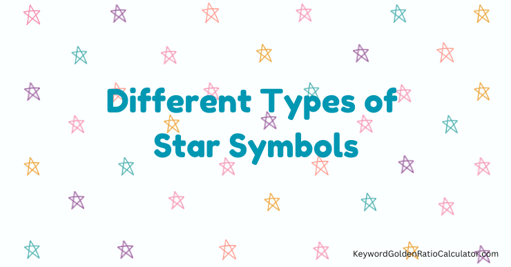 star symbols copy and paste